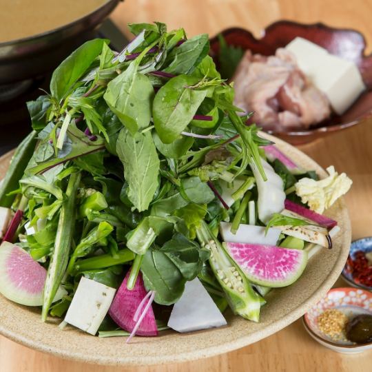 ☆僅限烹調☆蔬菜火鍋套餐 4,000日圓