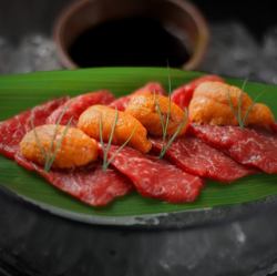 海膽生魚涮涮鍋配醬油