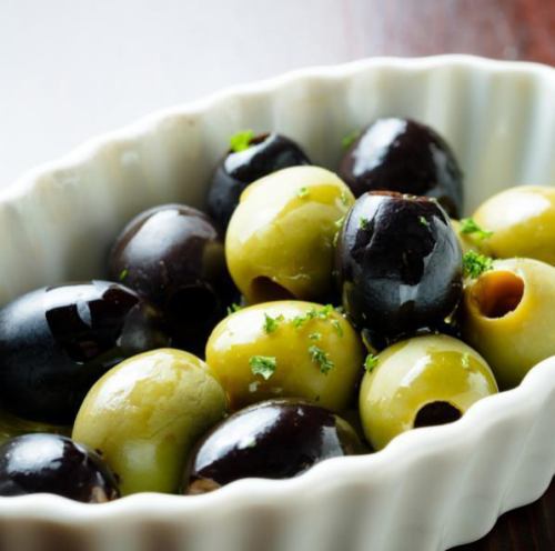 Assorted olives