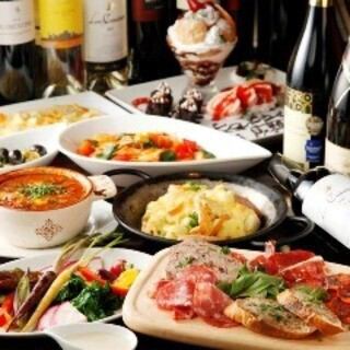 [Christmas course only available on the 24th and 25th] 7 dishes with a sparkling toast for 5,000 yen (tax included)