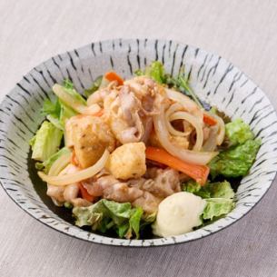 豚肉と山芋のコク醤油炒め