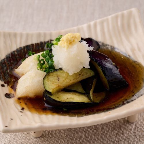 茄子と餅の揚げ出し