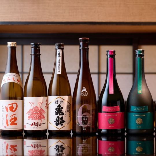 大崎エリア注目！レア日本酒多数あり