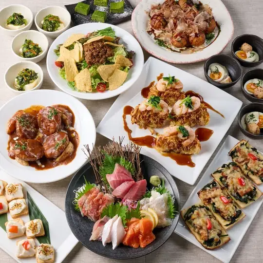 ◆宴会・送別会・歓迎会/エイト贅沢コース お料理8品 120分飲み放題付き 6,000円