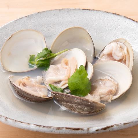 Steamed clams with Ginjo sake