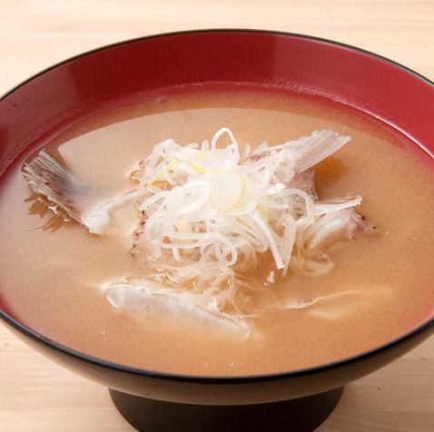 Shellfish soup/Akamoku soup/Ara soup each