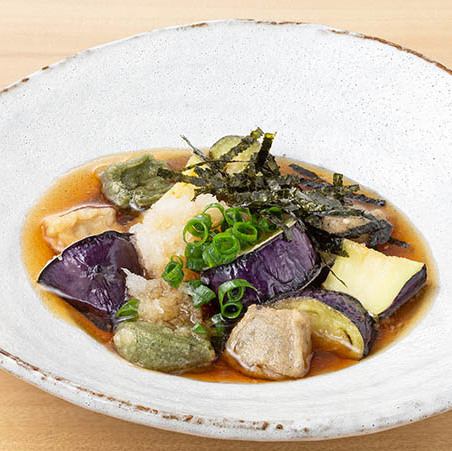 茄子と生麩の揚げ出汁