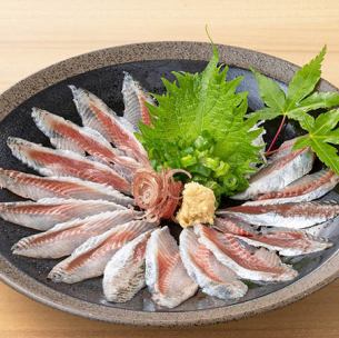Sardine sashimi
