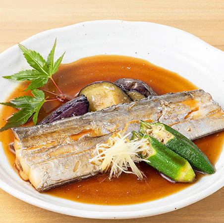 Braised swordfish