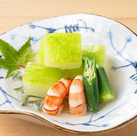 Chilled winter melon bowl