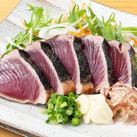 戻り鰹 塩叩き