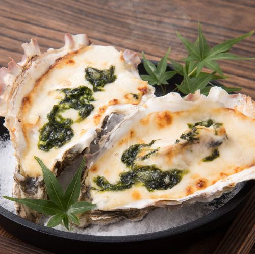 Oyster gratin (2 pieces)