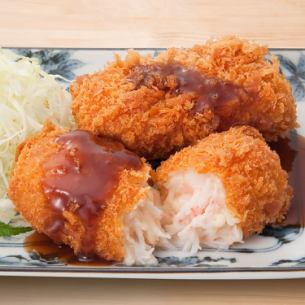 手工蟹肉奶油炸丸子