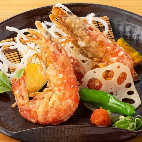 ソフトシェルシュリンプの唐揚げ