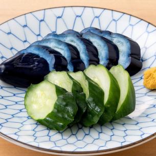 醃黃瓜和茄子
