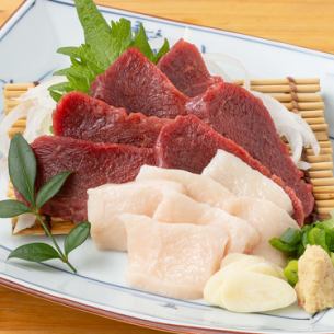 馬肉刺身（瘦肉和瘦肉切塊）