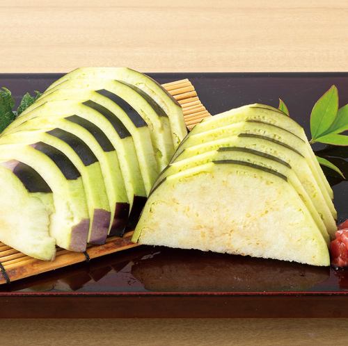 Senshu water eggplant sashimi