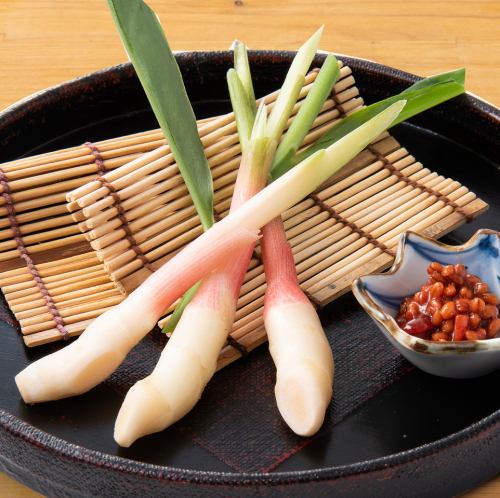 Yanaka ginger served with Kinzanji miso.