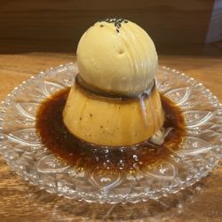 安納芋のアイスプリン