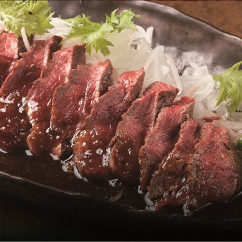 Beef steak truffle scented Japanese-style soy sauce sauce