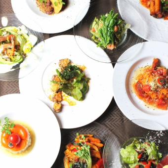 宴会・貸切プラン♪コース料理&生ビール☆ASAHI・KIRIN・SAPPORO・SUNTORY☆付飲放題4,480円