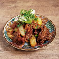 【阿波黒牛】カルビの旨だれ焼き