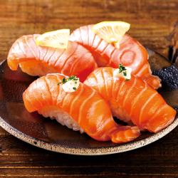 サーモン4貫盛合せ