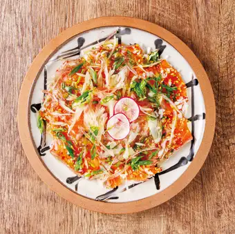 Salmon carpaccio