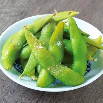Salted edamame