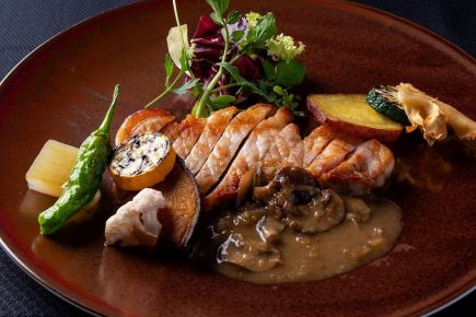 シェフおすすめランチ≪メイン肉料理≫　3,800円