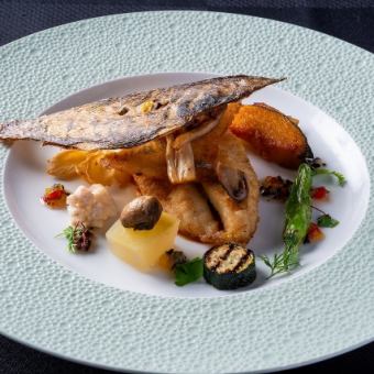 シェフおすすめランチ≪メイン魚料理≫　3,800円