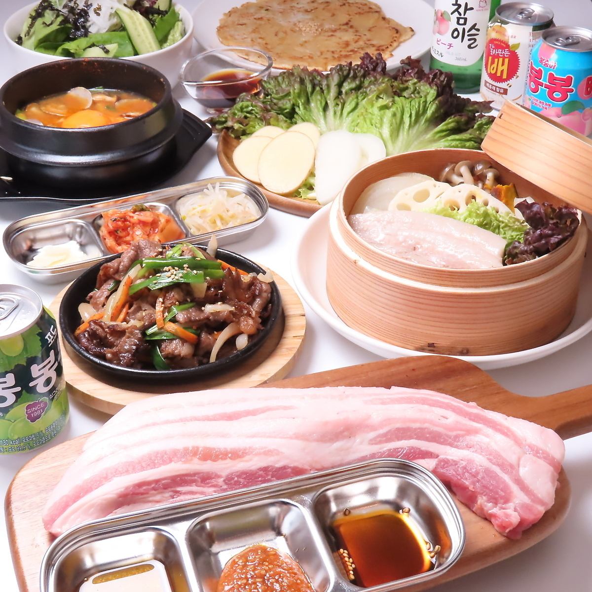 焼肉と韓国料理が愉しめる宴会コースもご用意予定♪