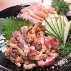 宮崎地鶏　地鶏たたき2種盛り合わせ（胸身・もも身）