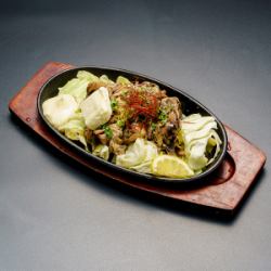 地鶏の豪快焼き～黒胡椒＆バター