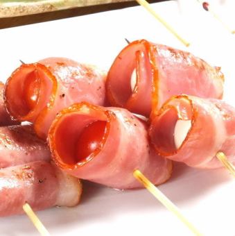 [Bacon wrapped] Quail bacon / shimeji mushroom bacon
