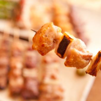 【やきとん焼き鳥スタンダードコース<当日予約OK>4000円税込 飲放付】