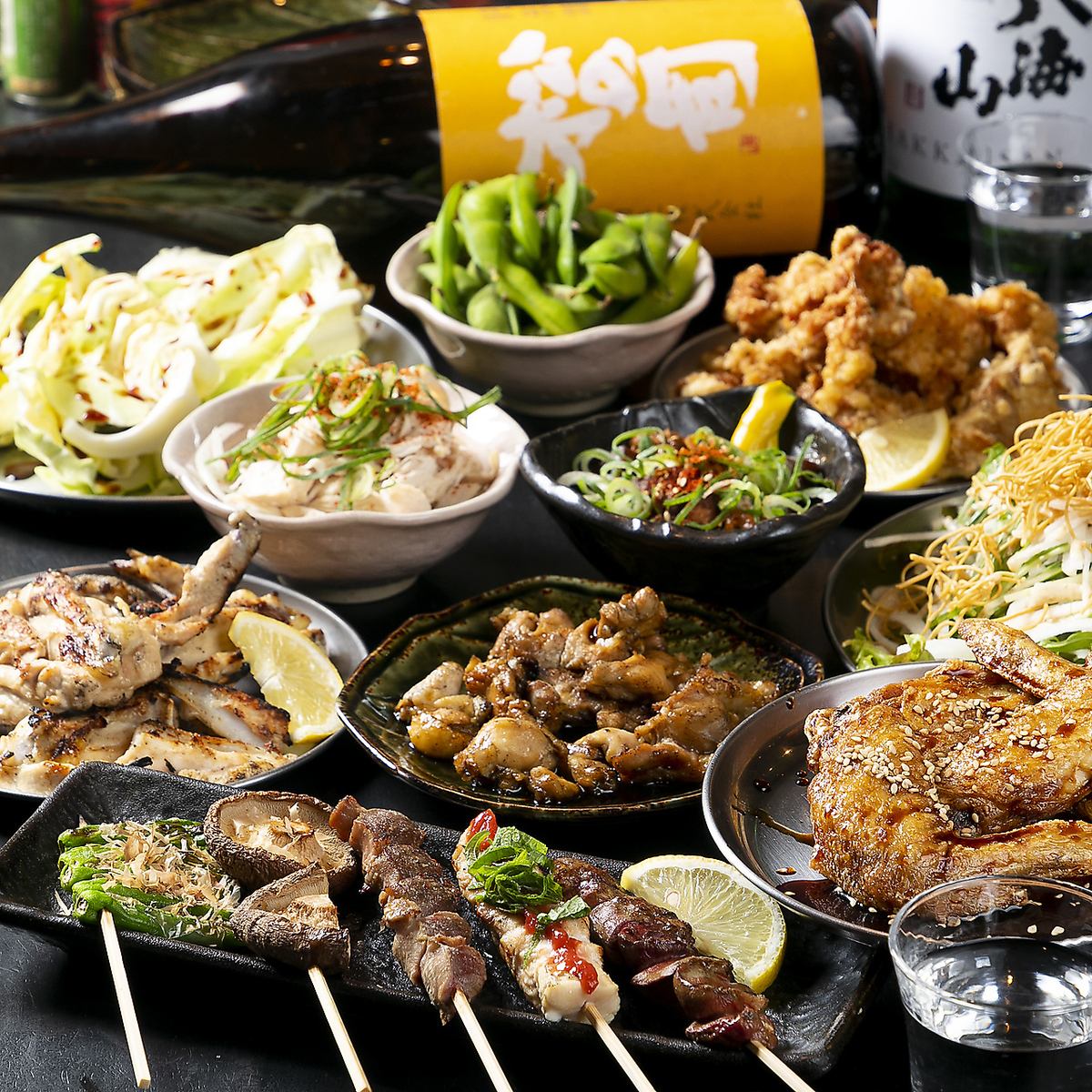 All-you-can-eat and drink with over 40 varieties for 2 hours, starting from just 3,000 yen (tax included)!