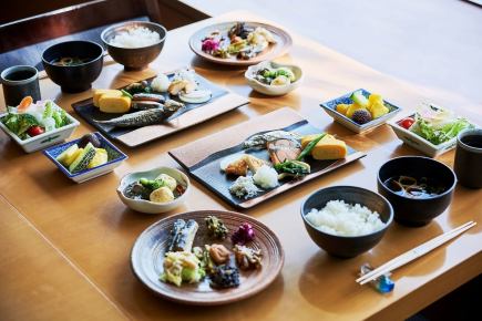 【朝ビュッフェ】4,180円（税込）「からだにやさしい」をテーマに50品ご用意☆