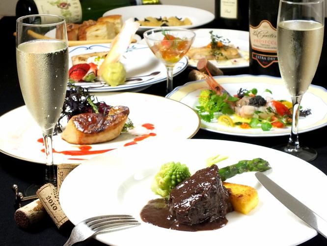 ★Only available from December 24th to 25th★ Enjoy a special evening with your loved ones... [Special Christmas Dinner Course] 10,000 yen