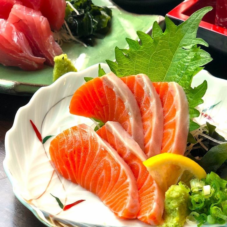 Miyagi salmon sashimi