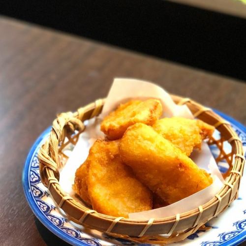 Deep-fried Japanese yam appetizer