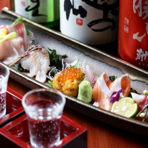 May/June banquet/Private room ◆ Individual serving ◆ 30 types of sake included ◆ Date no Kiwami course ◆ 8 dishes + 120 minutes all-you-can-drink 10,000 yen ⇒ 7,000 yen tax included