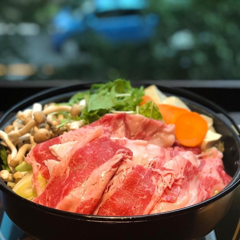 Hidakami beef sukiyaki