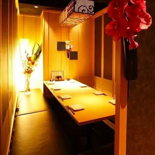 4名～12名個室◆ご予約必須の和モダン個室◆VIP気分を味わえる特別個室！普段使いはもちろん、宴会・接待・女子会など様々シーンにご活用ください！お子様連れも大歓迎♪大人はゆっくりお食事を楽しめて寛げます◆大変人気のお席の為、ご予約はお早めにお願い致します◆