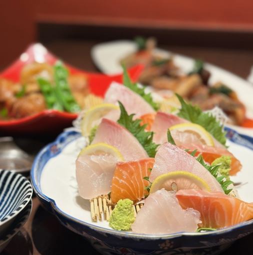 歓送迎会/個室◆日本酒5種付◆特選魚ちゃんこ鍋コース◆全7品+90分飲放付6500円⇒5000円税込