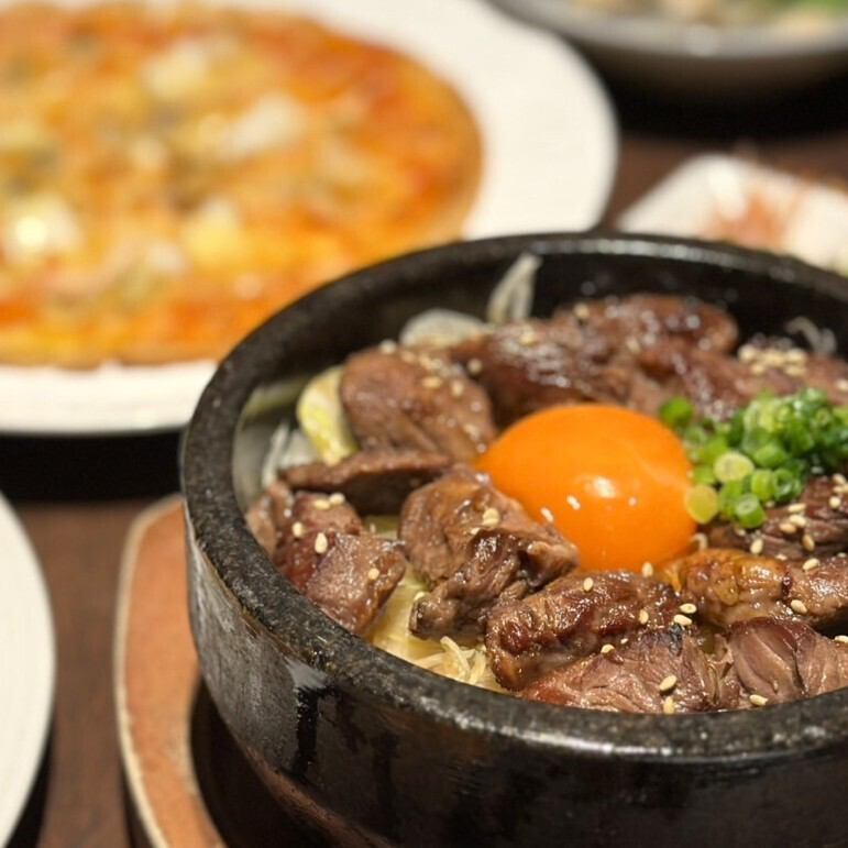 牛ハラミの石焼肉々ご飯