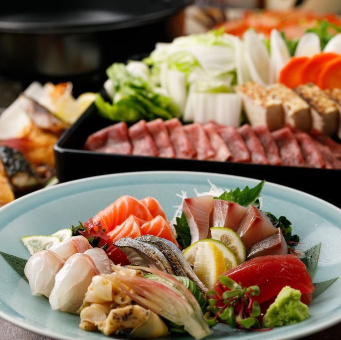 尽情享用来自食材之国宫城县的鲜美独特的海鲜！