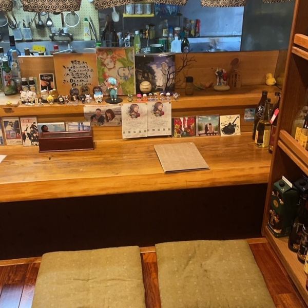 Our counter is a special seat that can also be used as a couple seat.Feel free to stop by even if you are alone.Have a blissful moment while enjoying sake in front of you...In addition, you can enjoy the food and drinks at your leisure, so please come and visit us.
