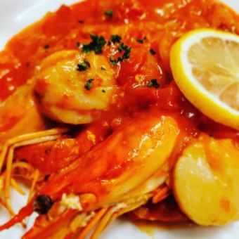 辣番茄醬蝦仁扇貝