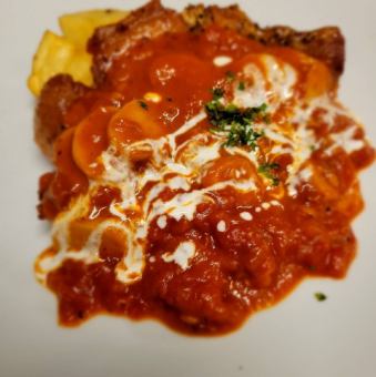 蘑菇番茄醬豬肉